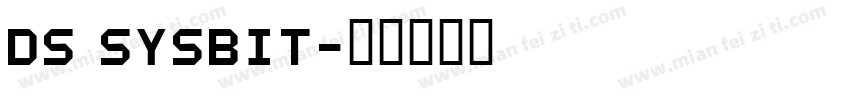 DS SysBit字体转换